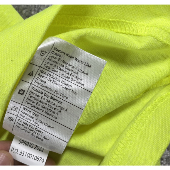 Carhartt T Shirt Mens XXL Loose Fit Idaho Cleanup Project Neon Yellow - Picture 10 of 14